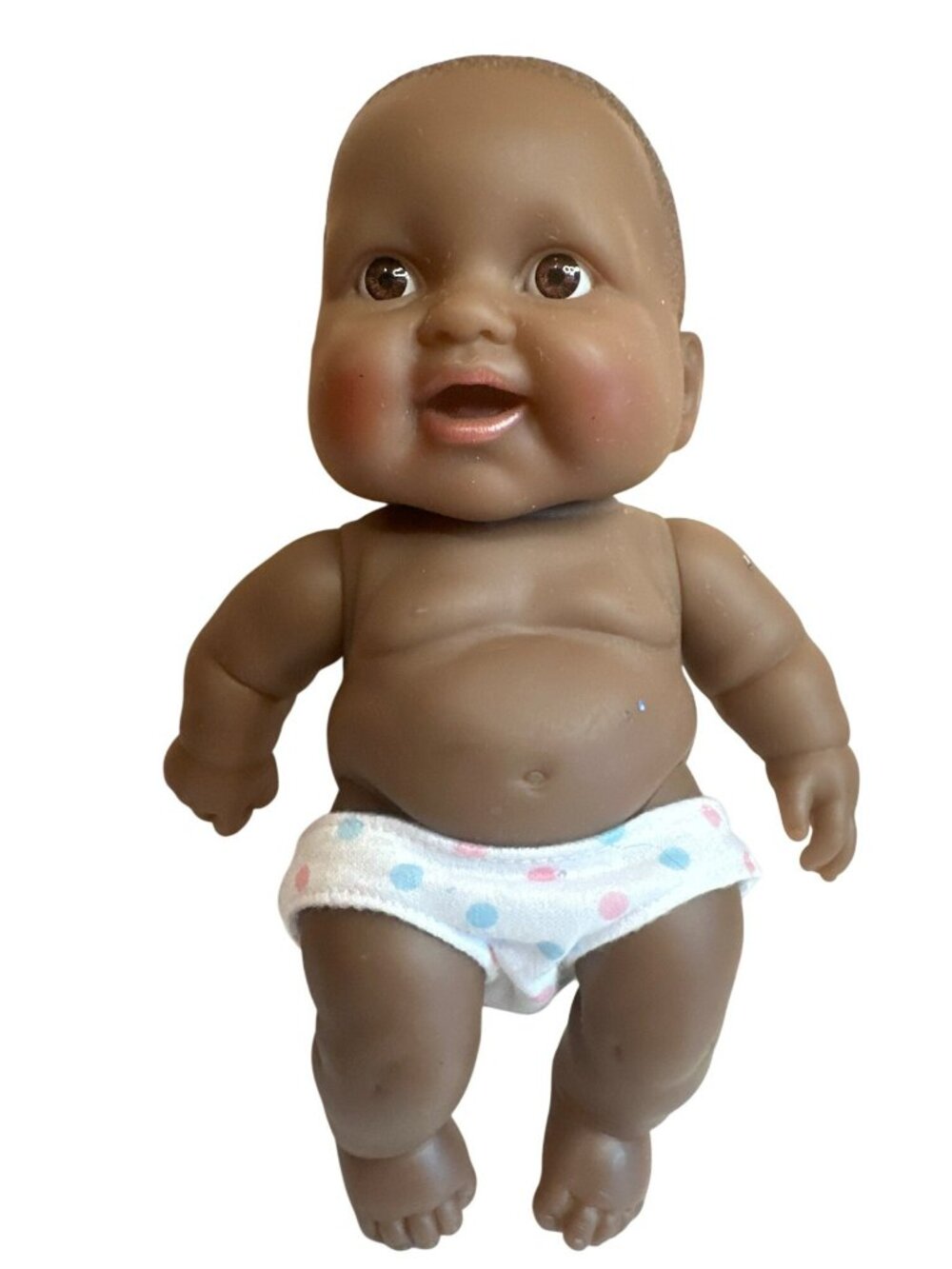 Berenguer Baby Doll African American Smiling Realistic 10" Pretend Play